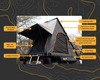 Quick Pitch Aero Light Roof Top Tent