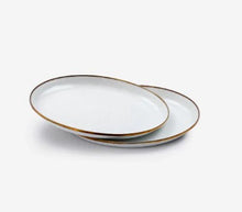 Load image into Gallery viewer, Barebones Living Enamel Salad Plate - set of 2