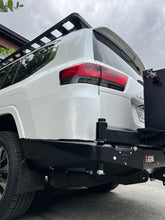 Load image into Gallery viewer, Gobi-X Rear Bumper LC300 (with Double Jerry Can Holder and Spare Wheel Carrier)
