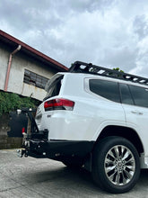 Load image into Gallery viewer, Gobi-X Rear Bumper LC300 (with Double Jerry Can Holder and Spare Wheel Carrier)