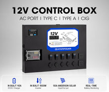 Load image into Gallery viewer, Atem Power 12V Control Box W/ 1500W/3000W Inverter Smart Control Hub Built-In 40A DCDC Charger 4x4