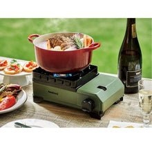 Load image into Gallery viewer, Iwatani Tough Maru Jr. Cassette Stove in Olive Green