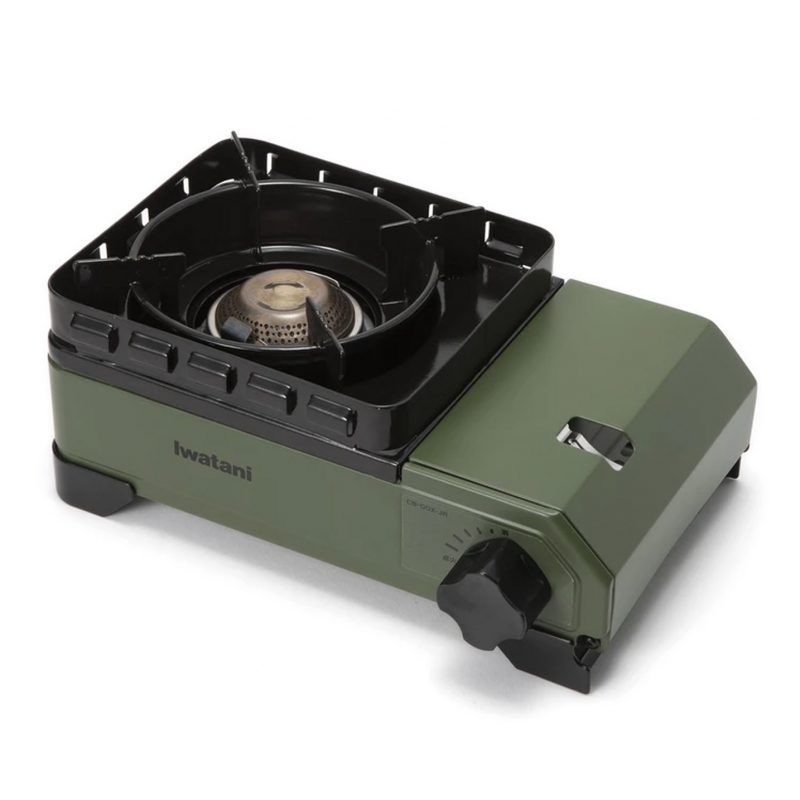 Iwatani Tough Maru Jr. Cassette Stove in Olive Green – Premium