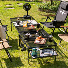 Load image into Gallery viewer, KZM Iron Mesh Low BBQ Table