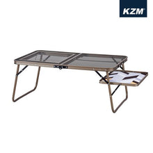 Load image into Gallery viewer, KZM Iron Mesh Low BBQ Table