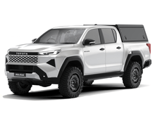 Load image into Gallery viewer, Alu-Cab Explorer Canopy - Hilux Revo 2016+ DC Black Smooth