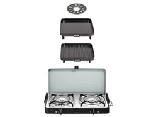 Load image into Gallery viewer, Cadac 2 Cook 3 Pro Deluxe/ Portable 3 Piece/ Gas Barbeque/ Camp Cooker