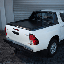 Load image into Gallery viewer, Toyota Hilux Roll Top Bed Cover with Integrated Channels - Securi-lid 218