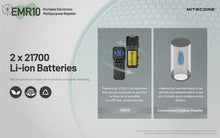 Load image into Gallery viewer, Nitecore EMR10 Portable Rechargeable Insect Repellant Device