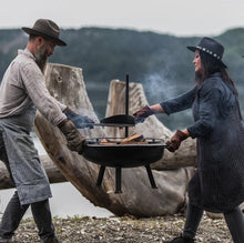 Load image into Gallery viewer, Barebones Living Cowboy Fire Pit Grill - 23"