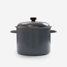 Load image into Gallery viewer, Barebones Living Enamel Stock Pot - Slate Gray