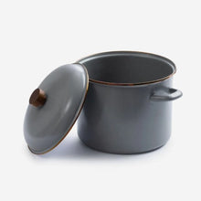 Load image into Gallery viewer, Barebones Living Enamel Stock Pot - Slate Gray