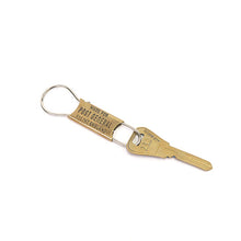 Load image into Gallery viewer, Post General Brass Keyholder with Vintage Key
