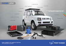 Load image into Gallery viewer, Suzuki Jimny (1998-2018) JB43 Slimline II Roof Rack Kit