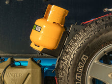 Load image into Gallery viewer, Out-Back Gas Bottle Mount with Spare Tire Mount