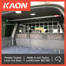 Load image into Gallery viewer, Kaon Cargo Barrier and Shelf for Toyota Land Cruiser 100/105