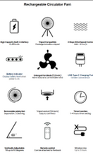 Load image into Gallery viewer, Claymore V1040 Rechargeable Fan with Pouch