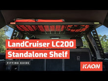 Load and play video in Gallery viewer, Kaon Standalone Rear Roof Shelf for Toyota Land Cruiser 200