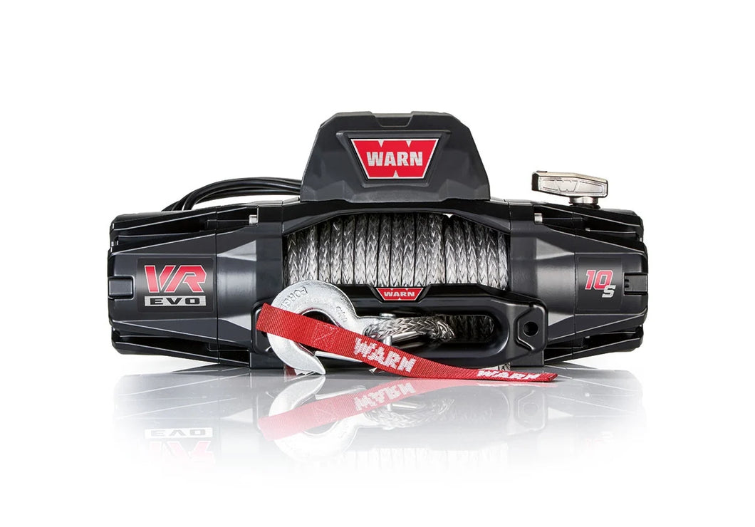 WARN VR EVO 10-S 12V Winch - 10,000LBS Synthetic Rope INC Wireless Remote