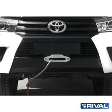 Load image into Gallery viewer, Rival Winch Plate - Toyota Hilux 2016+
