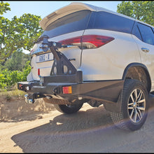 Load image into Gallery viewer, Gobi-X Toyota Fortuner 2016+ Rear Bumper with LHS Tire Carrier and RHS Jerry Can Carrier
