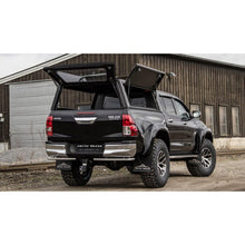 Load image into Gallery viewer, Alu-Cab Explorer Canopy - Hilux Revo 2016+ DC Black Smooth
