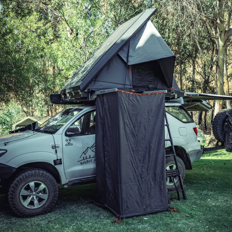 eclipse cube shower tent Alu-Cab Shower Cube Side Mount – Premium Overland Outfitters