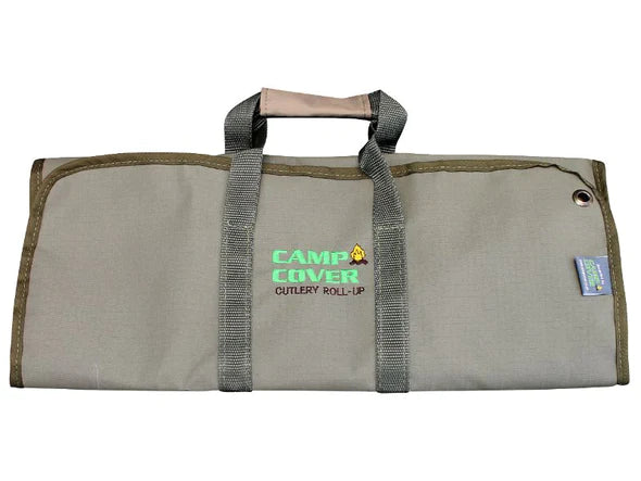 Camp Cover Cutlery Roll-up 4-Set RS Unkitted Khaki