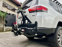 Load image into Gallery viewer, Gobi-X Rear Bumper LC300 (with Double Jerry Can Holder and Spare Wheel Carrier)
