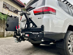 Gobi-X Rear Bumper LC300 (with Double Jerry Can Holder and Spare Wheel Carrier)