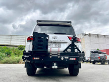 Load image into Gallery viewer, Gobi-X Rear Bumper LC300 (with Double Jerry Can Holder and Spare Wheel Carrier)
