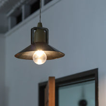 Load image into Gallery viewer, Post General Hang Lamp Industrial Iron Shade
