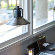 Post General Hang Lamp Industrial Iron Shade