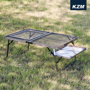 KZM Iron Mesh Low BBQ Table