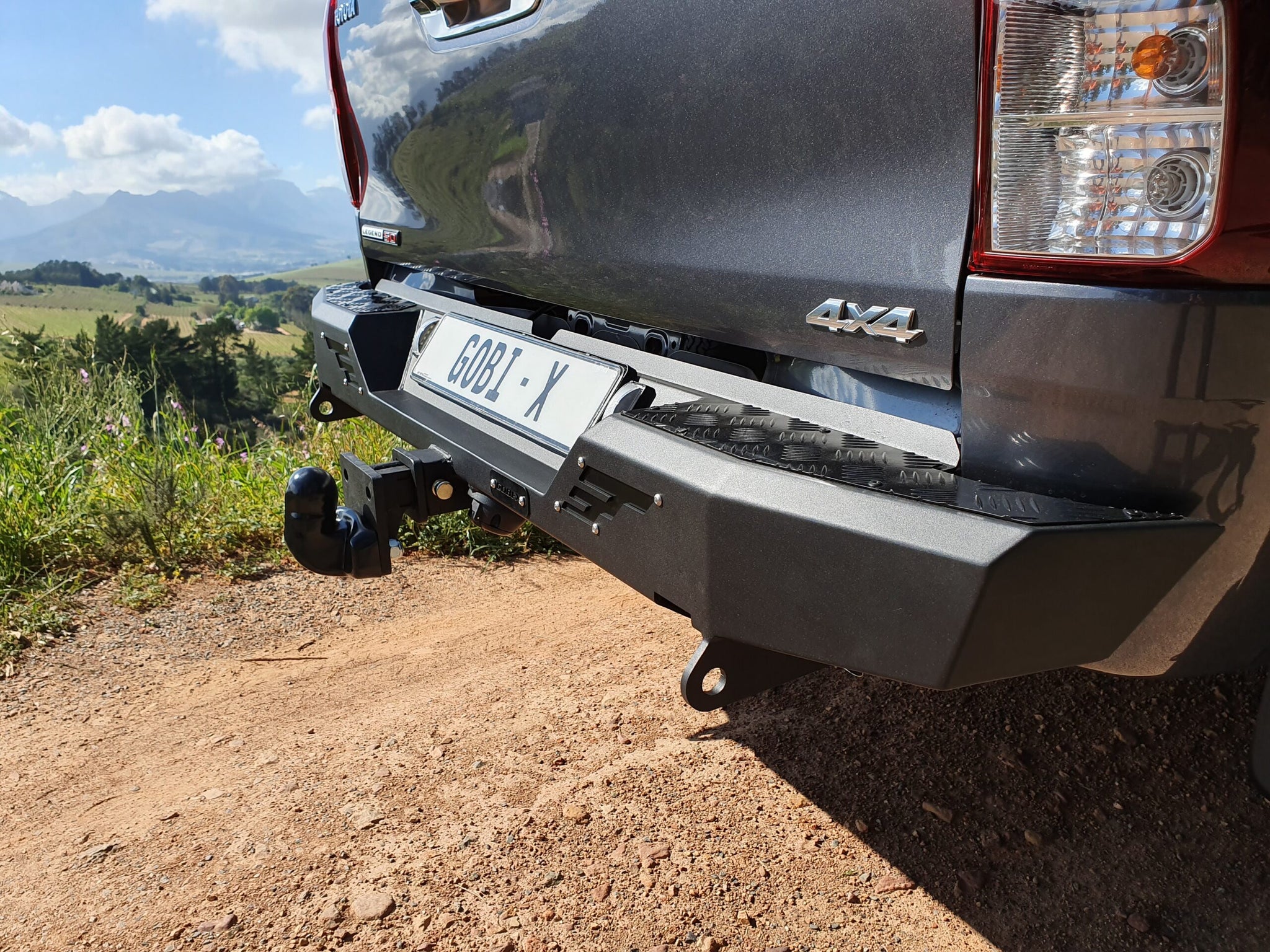 Revo Rear Gobi-X Toyota Hilux Revo Rear Stealth Bumper – Premium Overland Outfitters