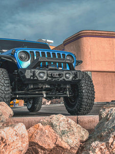 Jeep JK JL JT  - Rival Modular Stamped Steel Stubby Bumper