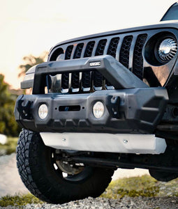 Jeep JK JL JT  - Rival Modular Stamped Steel Stubby Bumper