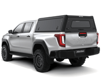 Load image into Gallery viewer, Alu-Cab Explorer Canopy - Hilux Revo 2016+ DC Black Smooth
