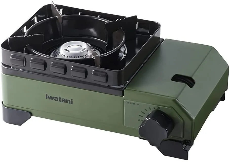 Iwatani Tough Maru Jr. Cassette Stove in Olive Green – Premium