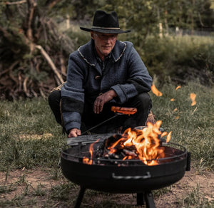 Barebones Living Cowboy Fire Pit Grill - 23"