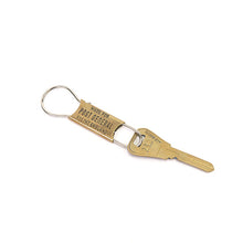 Load image into Gallery viewer, Post General Brass Keyholder with Vintage Key
