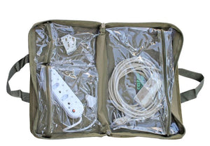 Electric Organizer Ripstop Khaki Bag