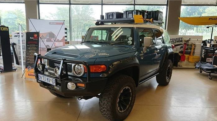 Fj cruiser front outlet runner roof rack