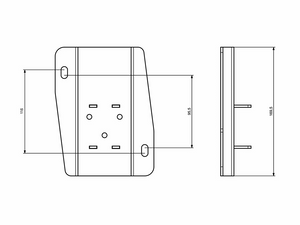 Foxwing and Eclipse 270º/180º Awning Brackets