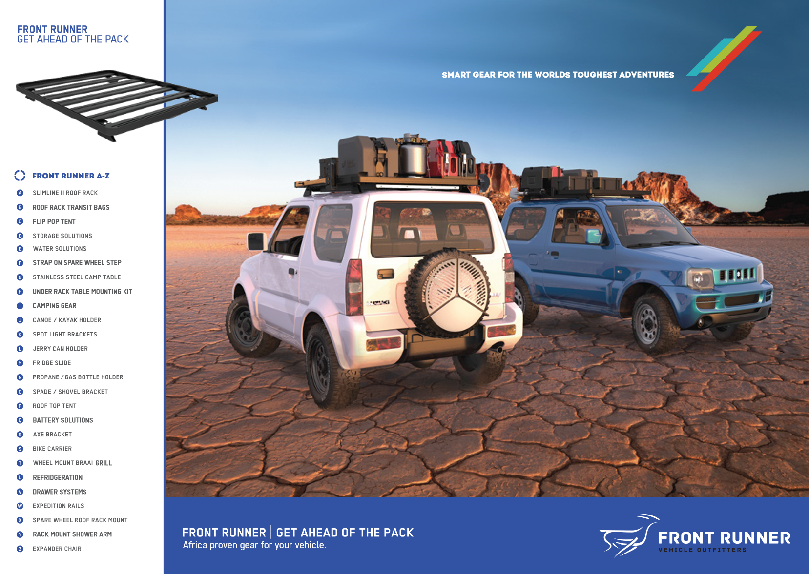 Suzuki Jimny (1998-2018) JB43 Slimline II Roof Rack Kit – Premium