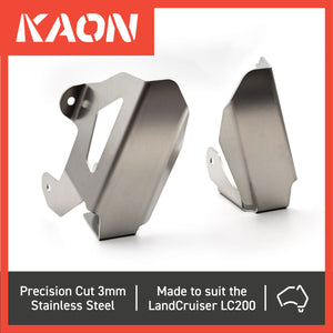Toyota Land Cruiser 200 Rear Shock Absorber Stone Guards by Kaon