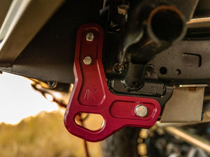 Recovery Tow Points for Toyota Land Cruiser LC70 by Kaon [Colour: Tanami Red]