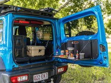 Load image into Gallery viewer, Kaon Rear Door Drop Down Table &amp; Door Card to suit Suzuki Jimny JB74
