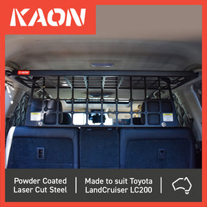 Kaon Cargo Barrier and Shelf for Toyota Land Cruiser 200