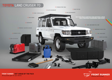 Load image into Gallery viewer, Toyota Land Cruiser 70 Slimline II Roof Rack Kit
